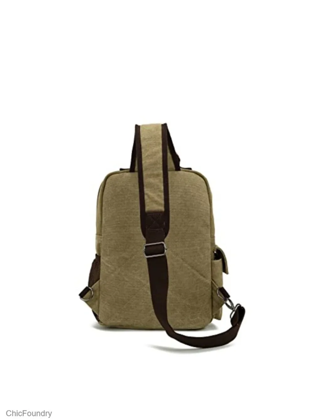 Canvas Messenger Bag Crossbody Shoulder Bag Retro Sling Bag 13 Inch Laptop
